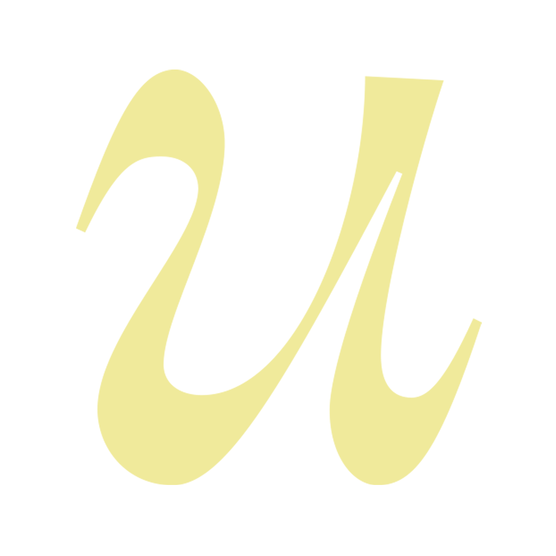 U - rotating GIF between type styles