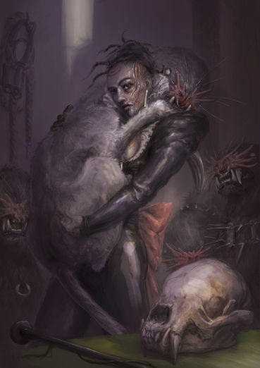 ilustração g. pawlick dark fantasy universo inanis parmenos