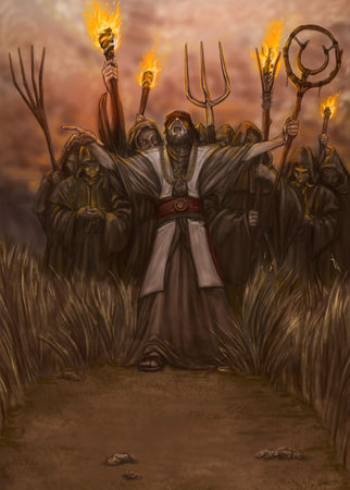 fanáticos ilustração card game rpg G. Pawlick