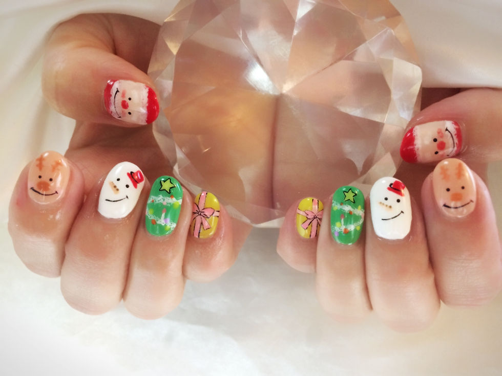 クリスマスネイル
