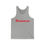 Philadelphia Shimmies Baseball Unisex Sports Tank Top in athletic grey