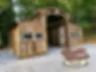 custom chicken coop built by rustic ranch usa