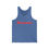 Philadelphia Shimmies Baseball Unisex Sports Tank Top in heather royal