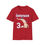 Thumbnail: The Showman II - Philadelphia Baseball Unisex Sports T-Shirt red front view