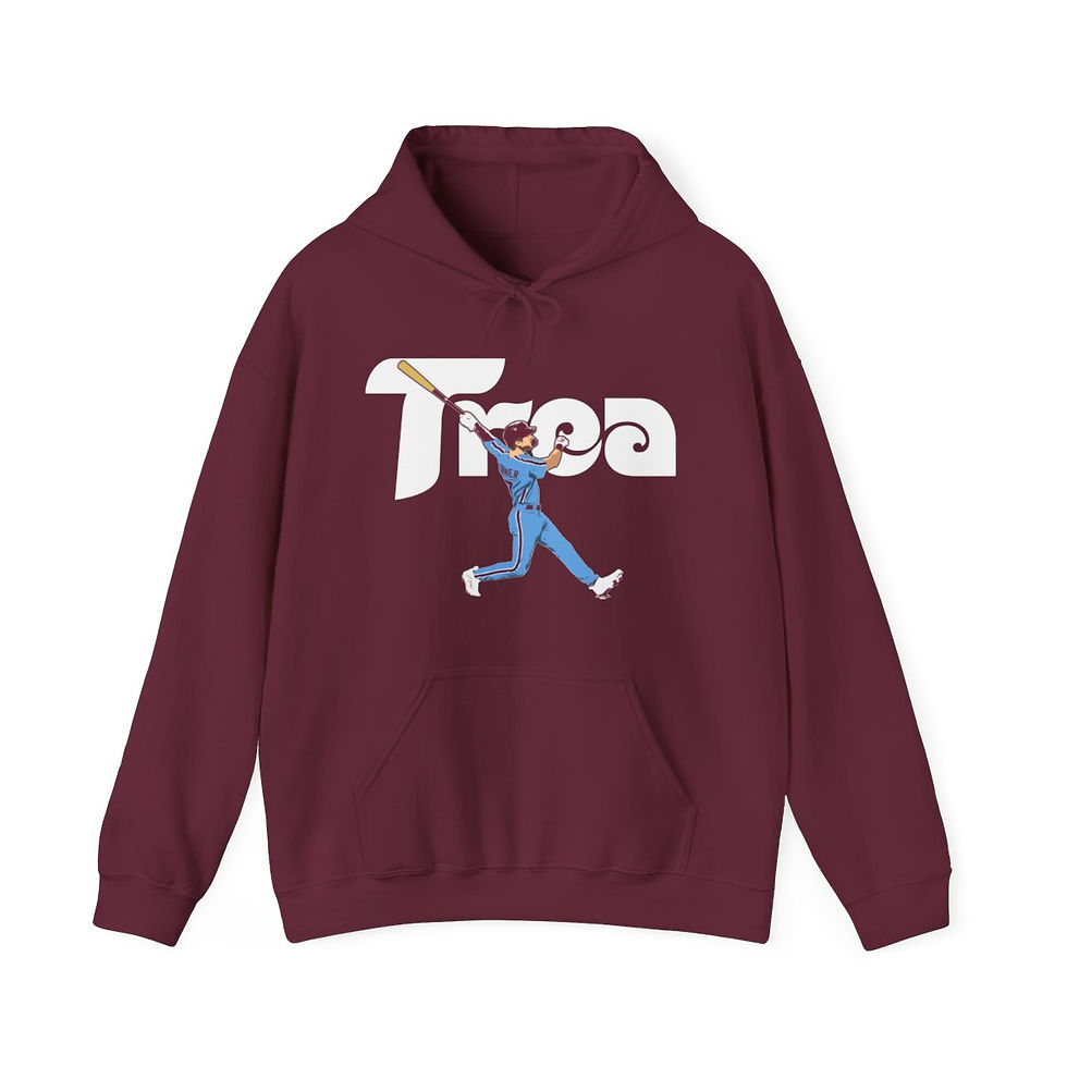 Trea Retro Style Philadelphia Baseball Hoodie