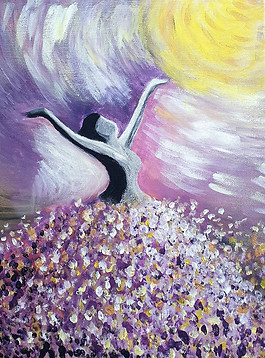 Das Leben tanzen - persönlich gemalt