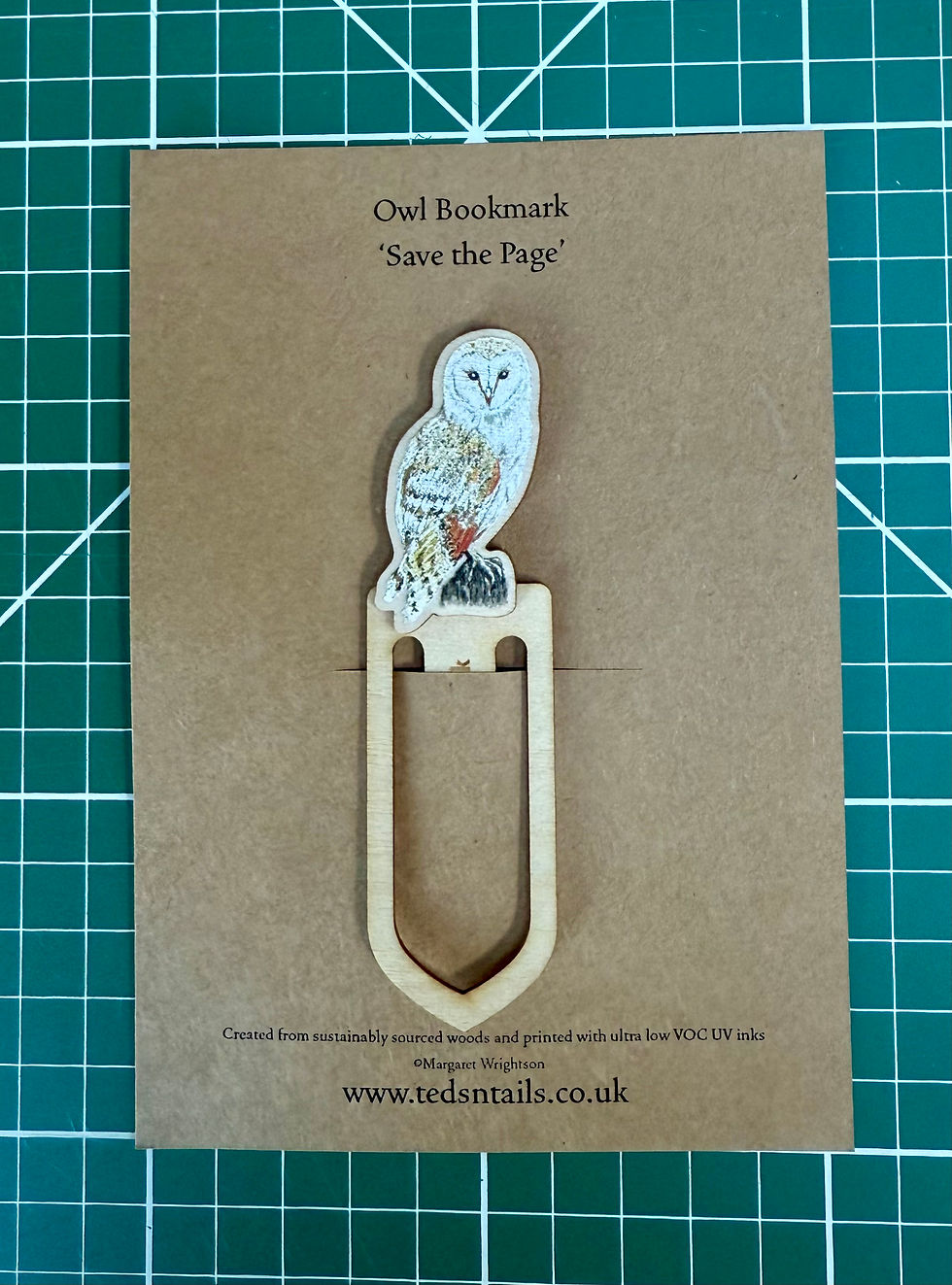 Thumbnail: Bespoke Wooden Bookmarks