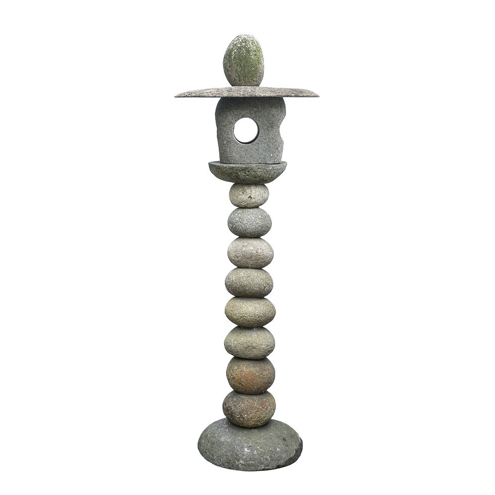 Stone Garden Lamp House