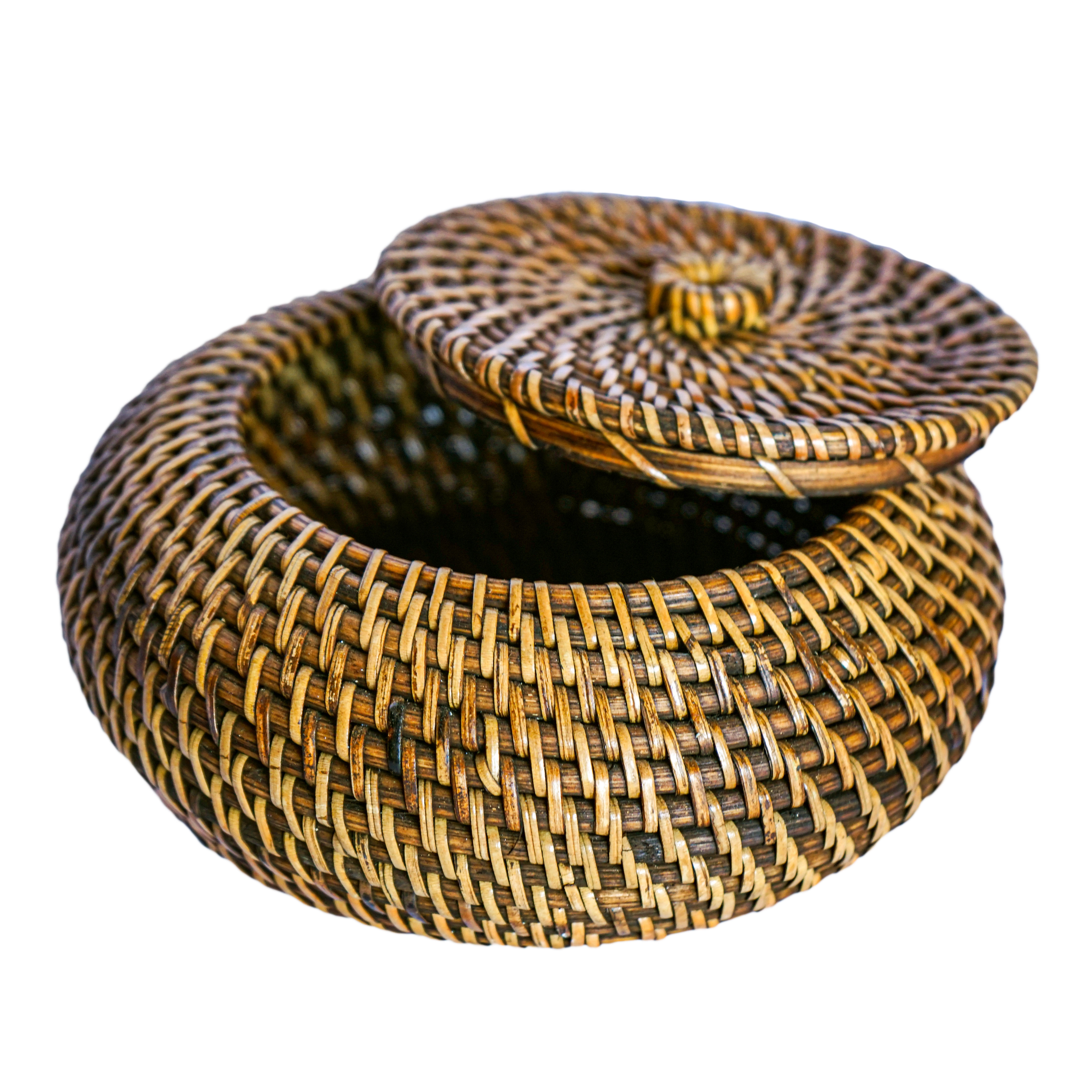 Rattan Storage Jar