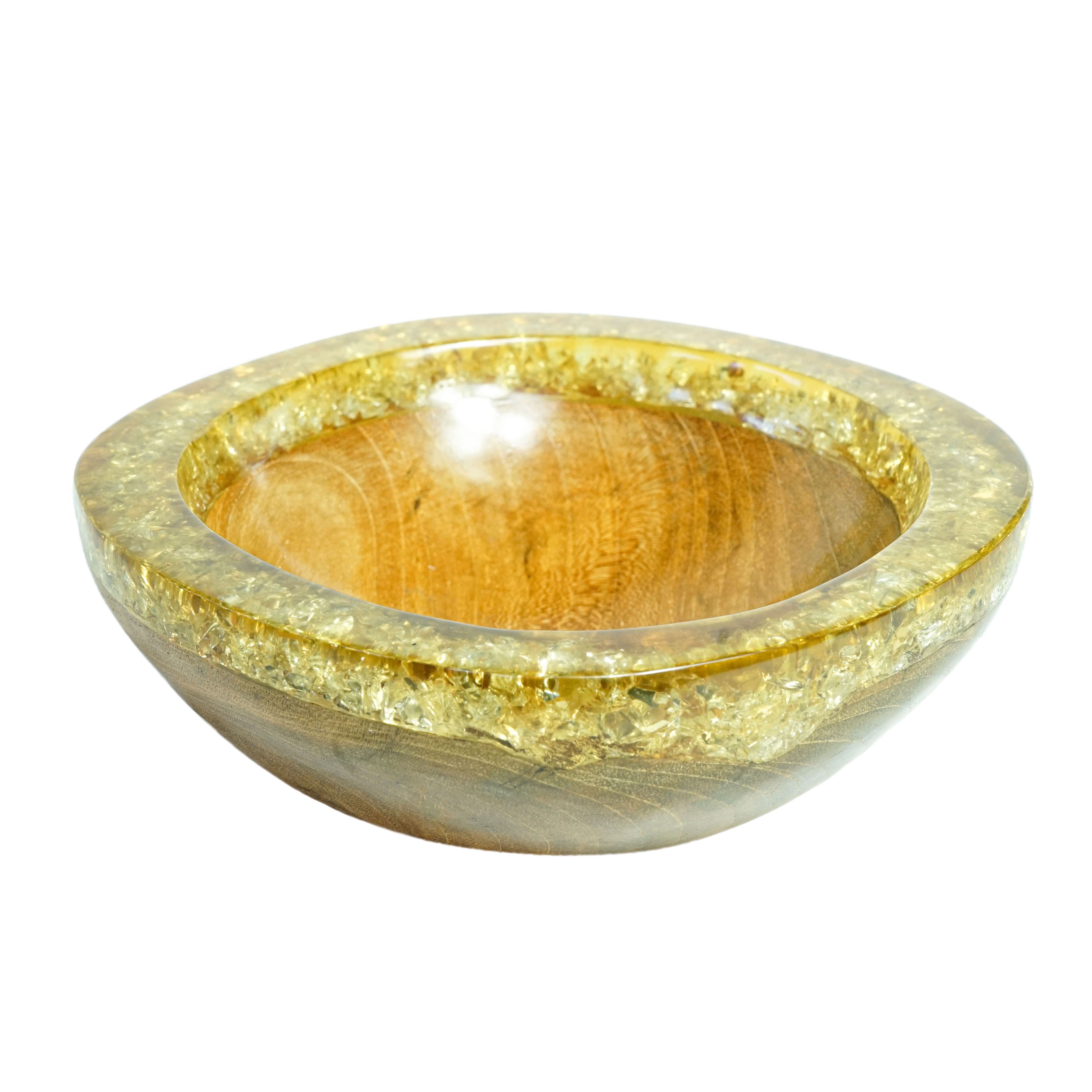 Crystalized Teakwood Bowl