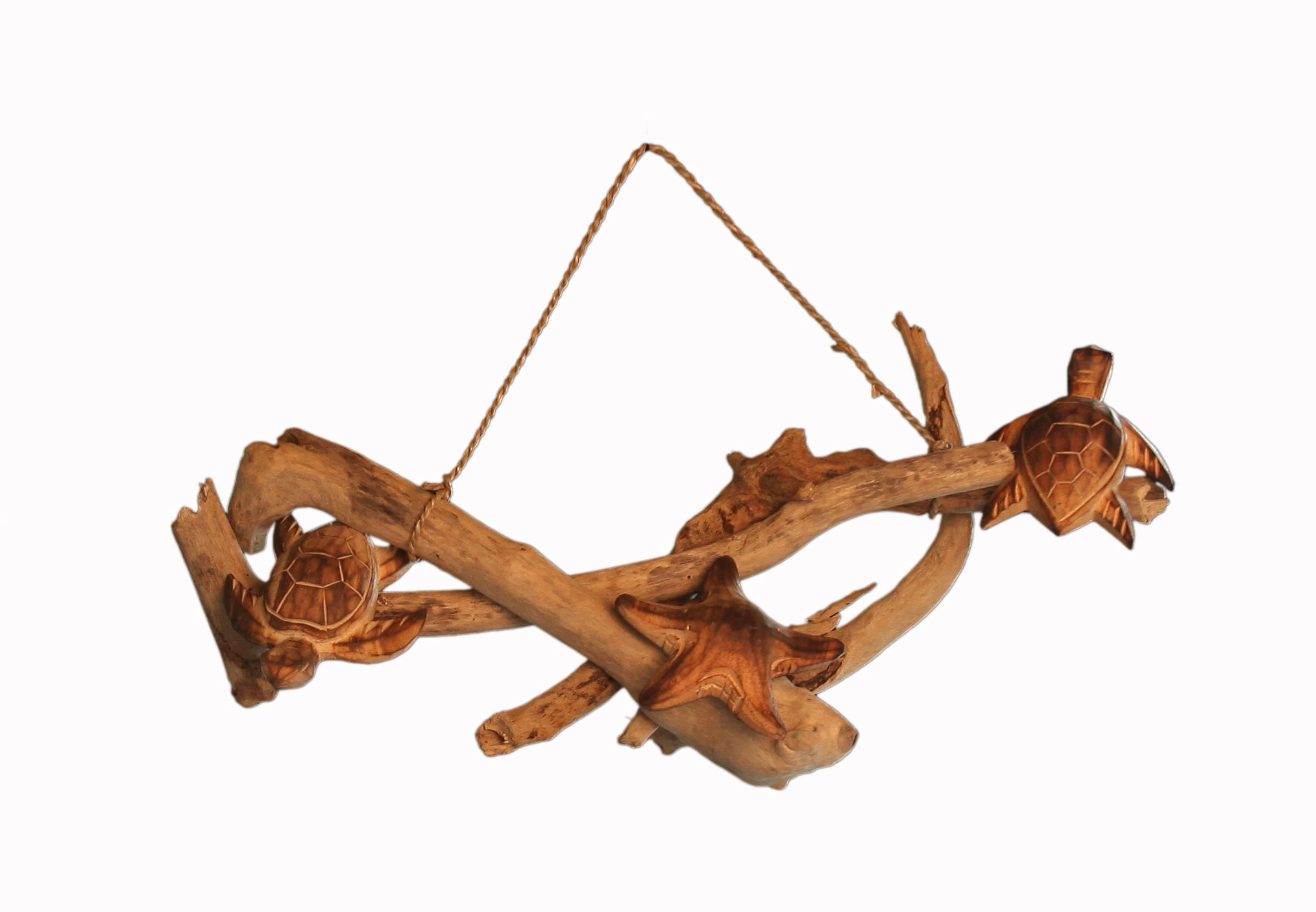 Driftwood Turtle Star Hanger
