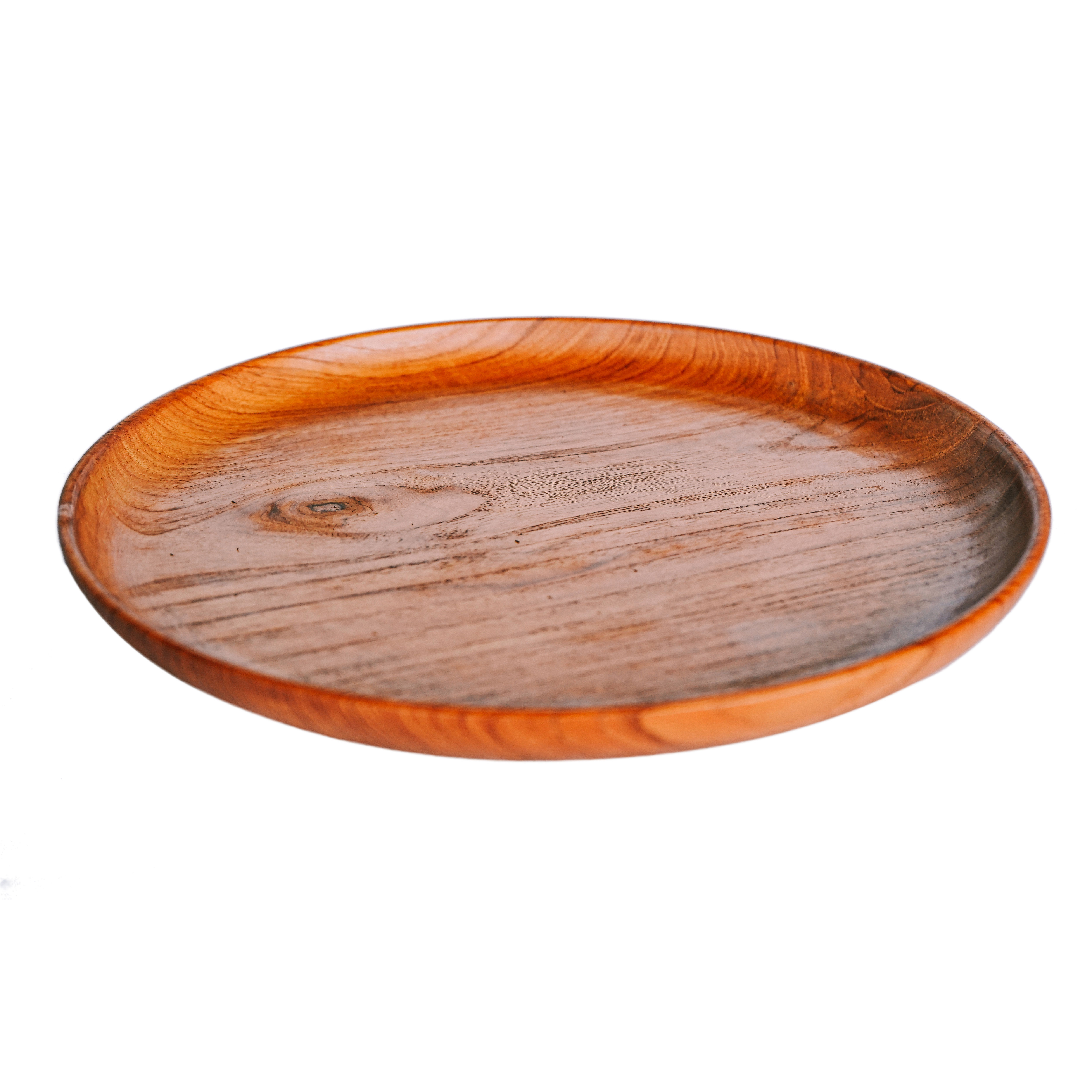 Teakwood Round Tray