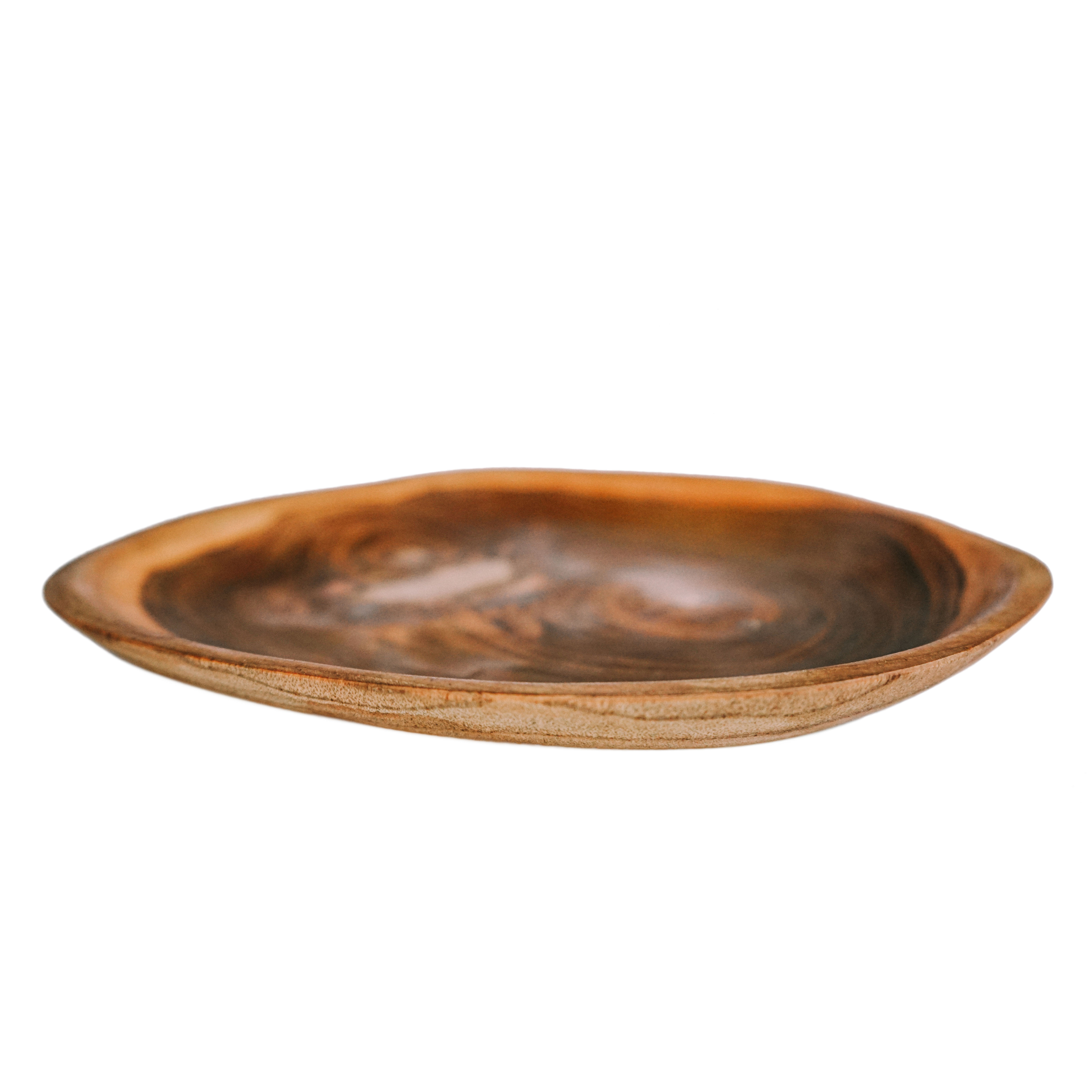 Teakwood Natural Serving Plate