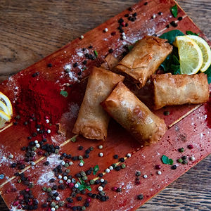 Rolls with beef pastourma Miran