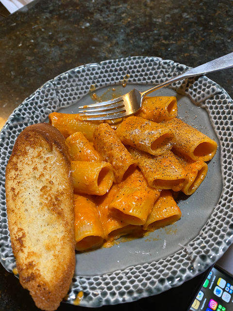 Carbones Spicy Vodka Pasta