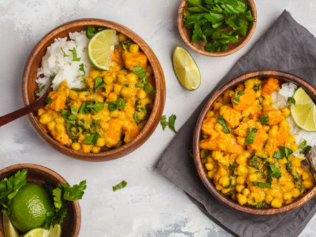 Yellow Chickpea Curry
