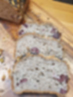 Gluten Free bread with whole olives