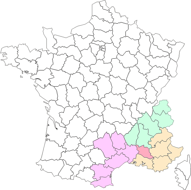 Implantation des Agences de la société Girard dans le sud de la France