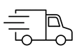 Truck Delivery Png Icon, Line Art Design, Transparent Background - Edited.png
