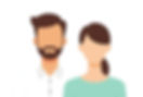 A young couple Flat minimalistic vector illustration.jpg