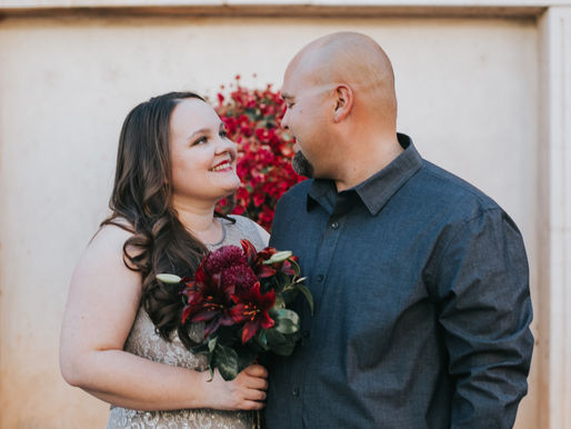 Alicia + Mark's Elopement // Tlaquepaque // Sedona, AZ