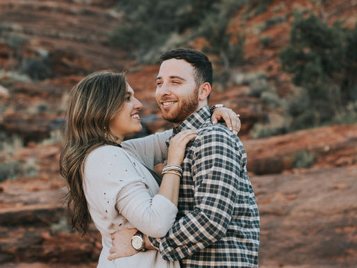 Jessica + Harrison's Engagement // Cathedral Rock, Sedona