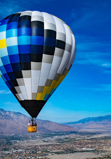Hot Air Balloons in the Desert