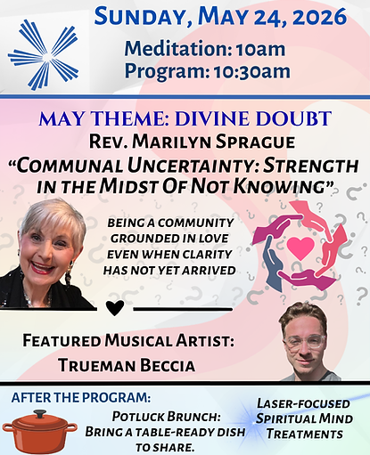 CSL Ballard, Sun, May 24, Rev. Marilyn Sprague, speaker