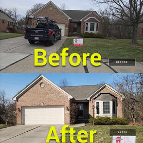 Roof Replacement Project Before & After