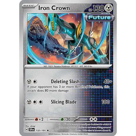 Iron Crown - 132/191 - Holo Rare