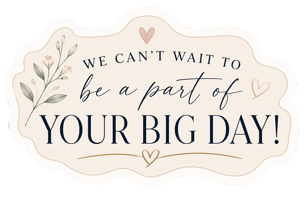 contract submitted can't wait to be a part of your big day