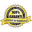 Satisfait ou remboursé -  Votre satisfaction est garantie, nous revenons  gratuitement