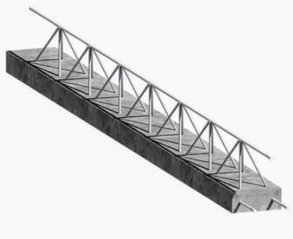 Vigueta de alma abierta Peralte 15 de 1.10m