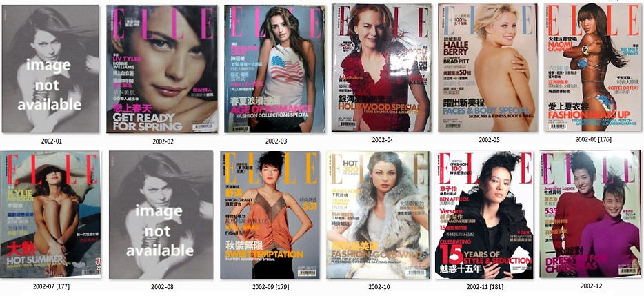 Elle Hong Kong 2002, Naomi Campbell, Olga Kurylenko, Liv Tyler