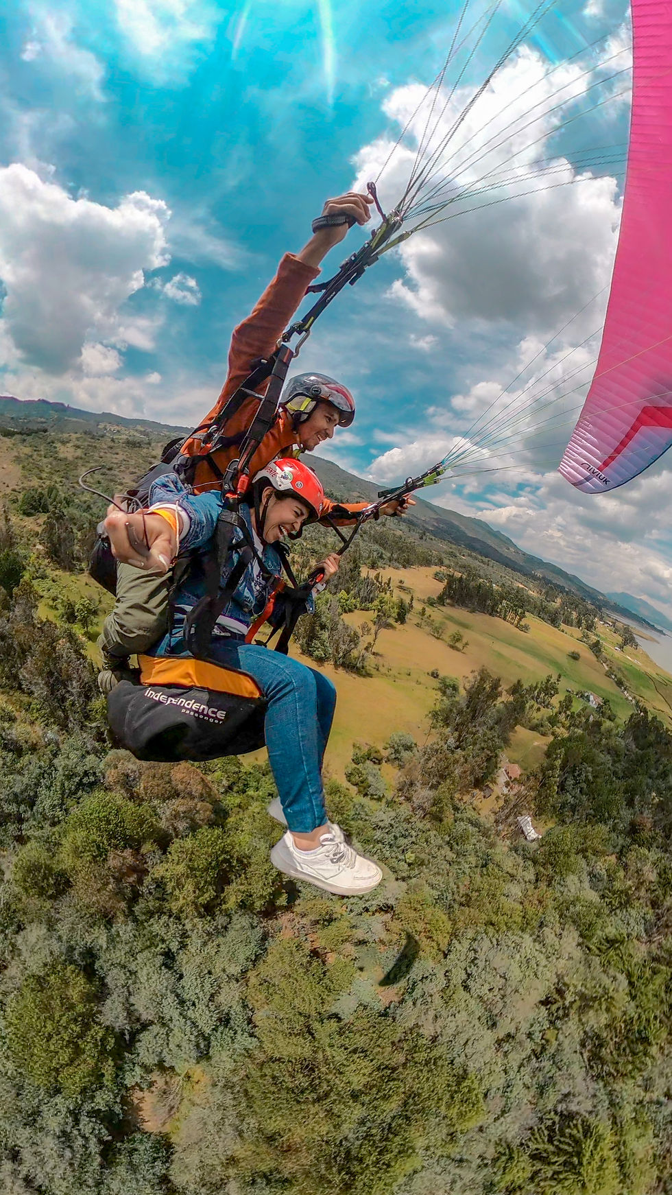 Vuelo en parapente