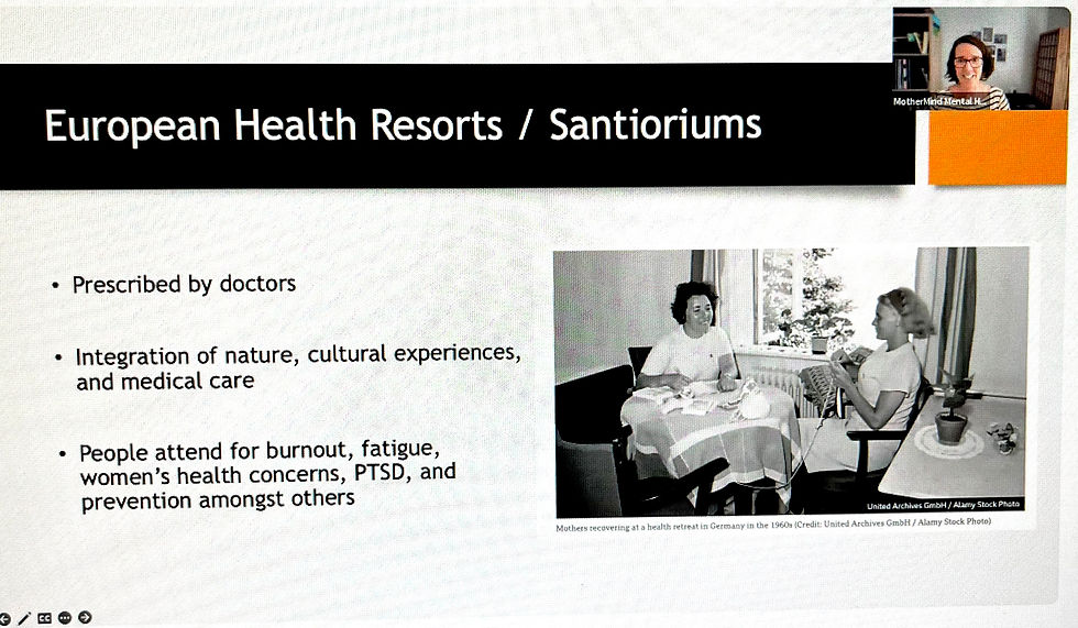 parental burnout retreat in Germany 1960