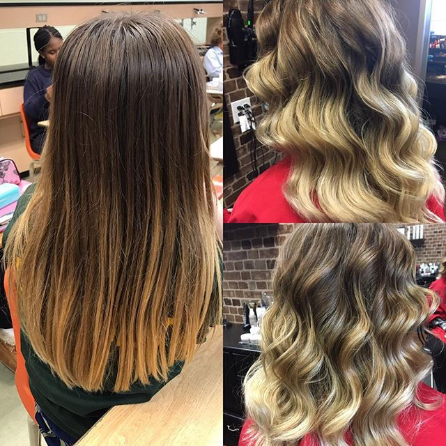 Before and after!!! New balayage / ombré