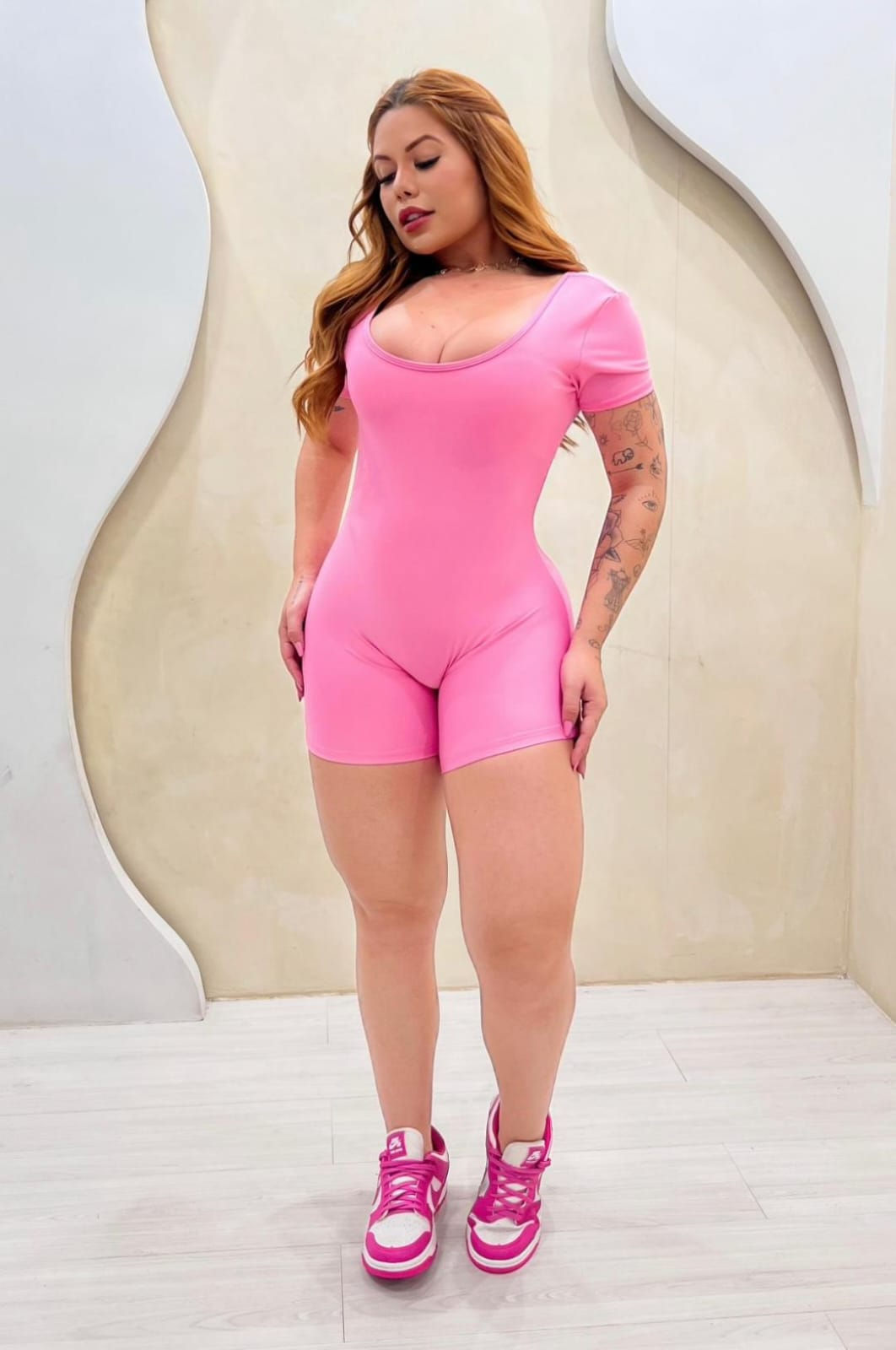 MACAQUINHO MONO LUXE ROSA