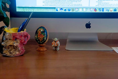 Nina Lane's desk