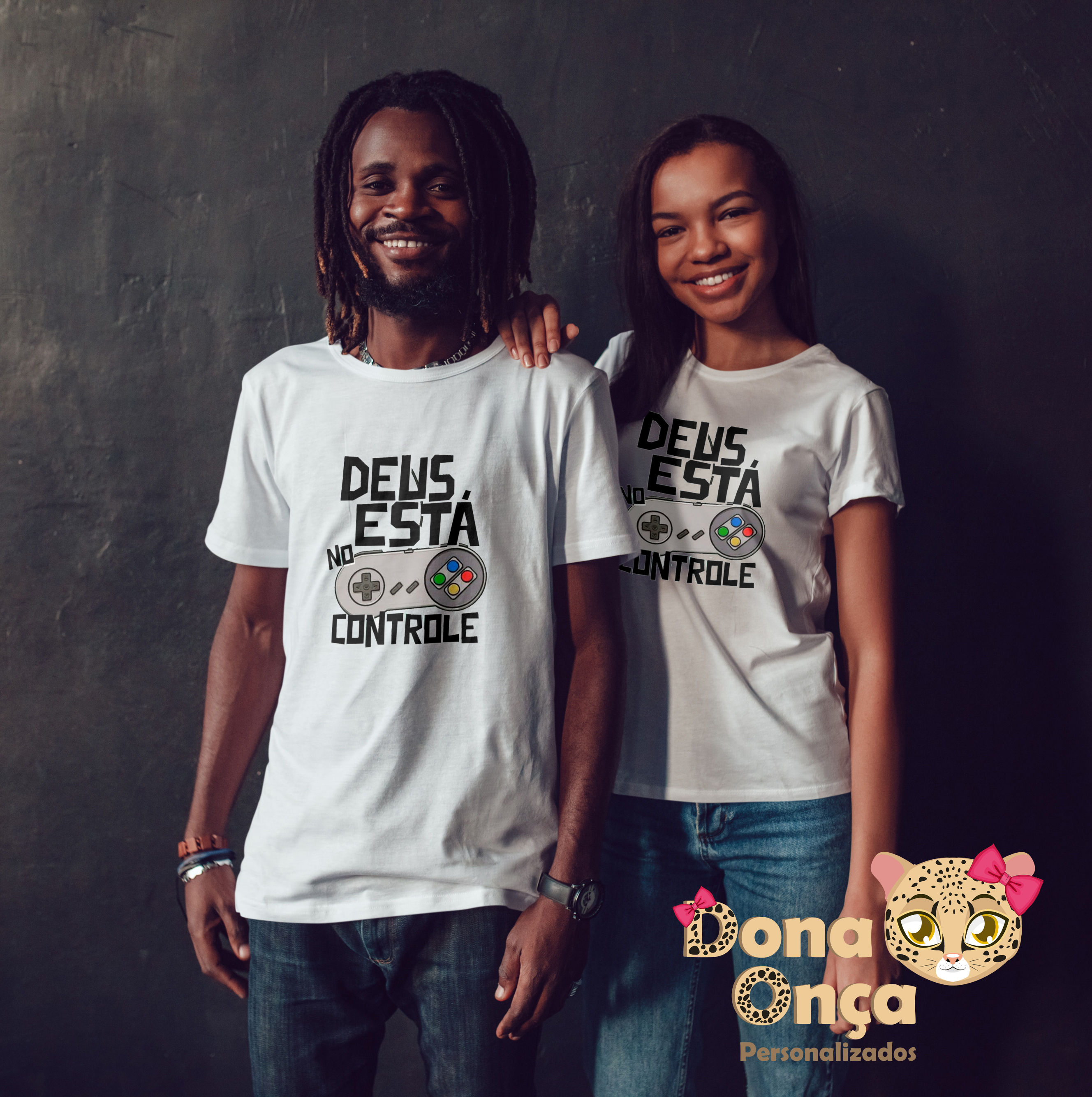 Camiseta Deus está no Controle