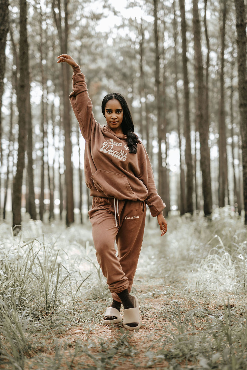 Thumbnail: Vintage Brown Olowo V3 Hoodie