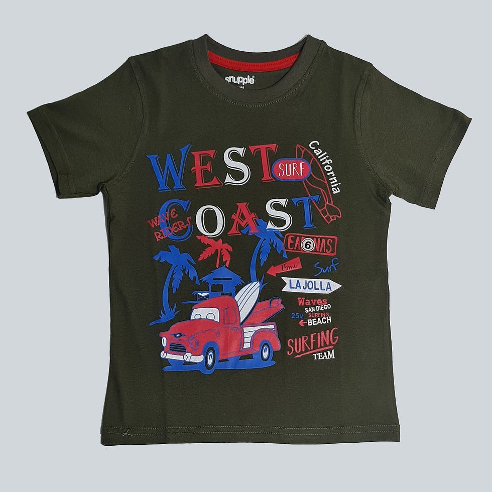 West Coast Design Boys Printed Tees