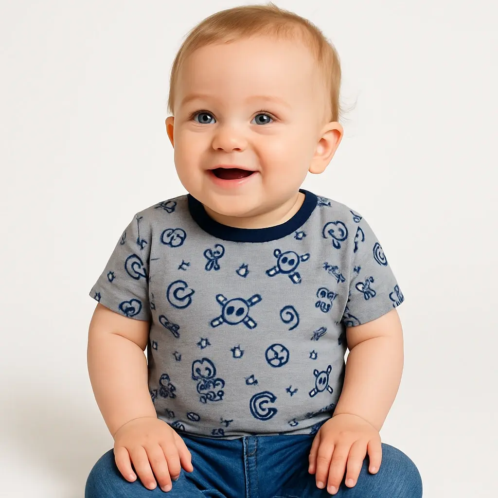 NEVER STOP BOY'S PRINTED  T SHIRT 