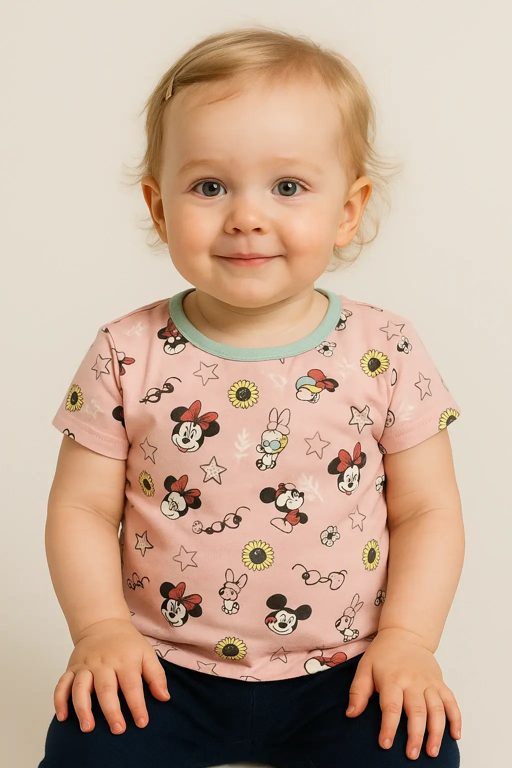 MICKY MOUSE BOY'S PRINTED  T SHIRT 