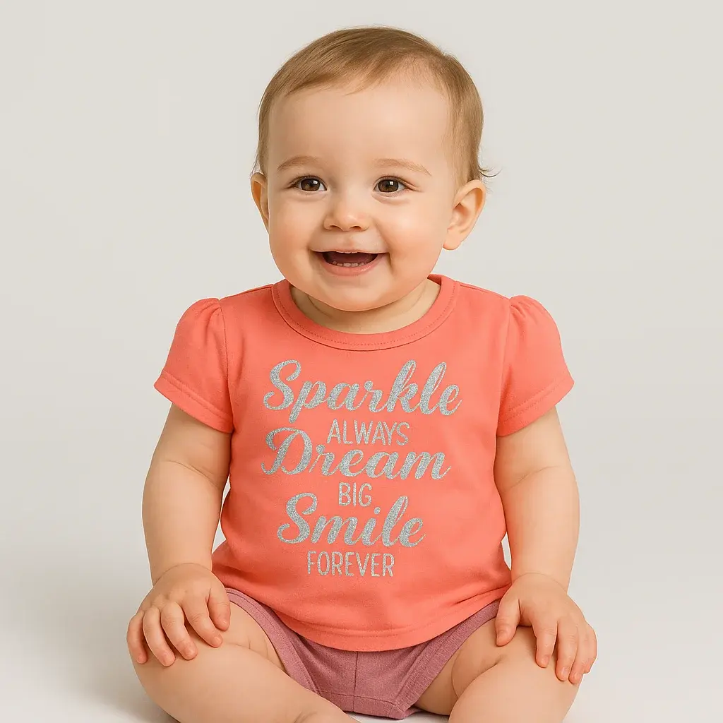SPARKLE DREAM STYLISH PRINTED GIRLS T  SHIRT 