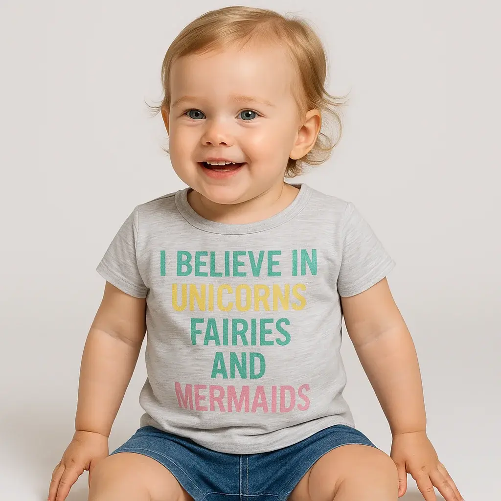 I BELIEVEIN BOY'S PRINTED T SHIRT
