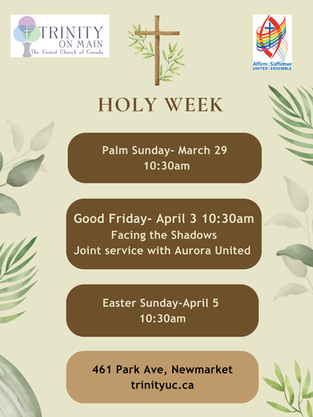 Holy Week Services