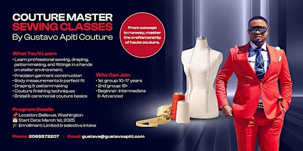 COUTURE MASTER SEWING CLASSES: (BEGINNER: Standard & Intensive)