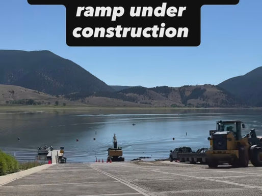 Eagle Nest lake boat ramp is undergoing construction to extend 7/10/26