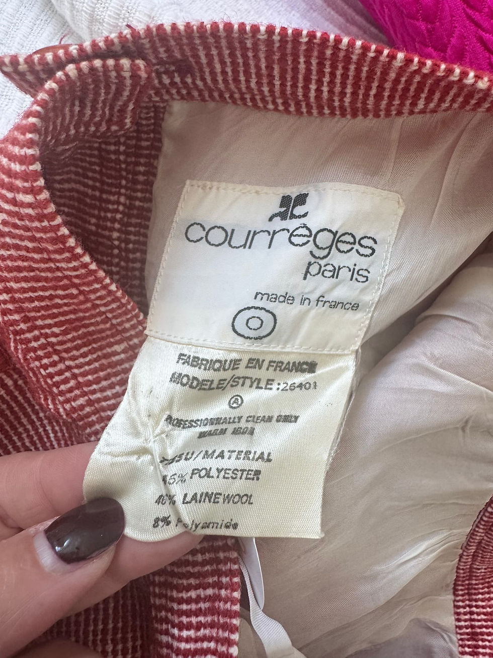 Miniature : Coqueline- Jupe Courrèges 70's style